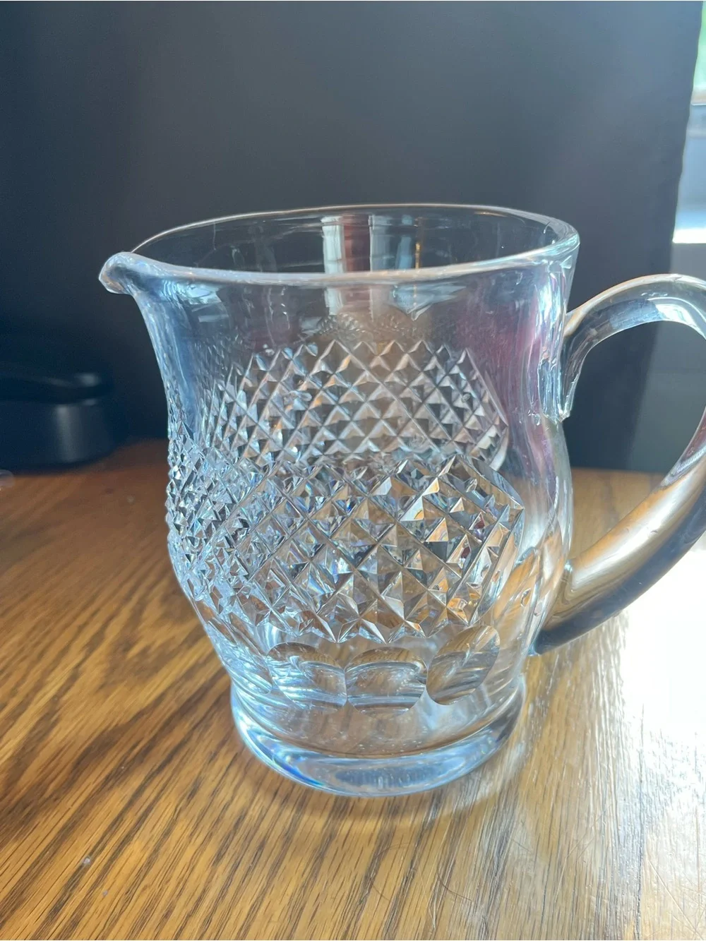 Vintage Waterford Crystal Colleen Pattern Jug Pitcher Signed / Marked - 2184